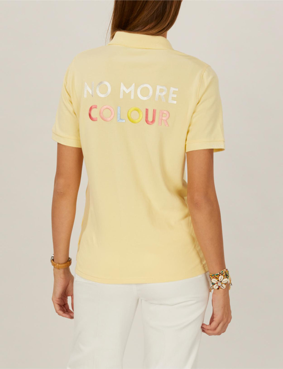 Tight Fit Polo In Yellow - Jaune