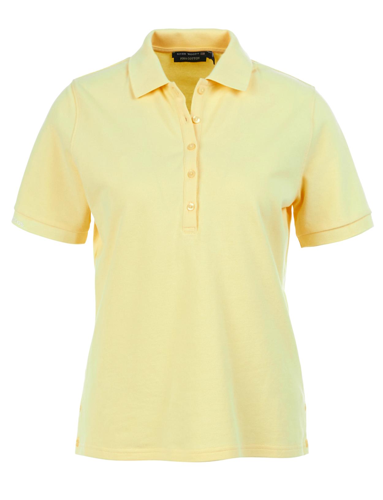 Tight Fit Polo In Yellow - Jaune