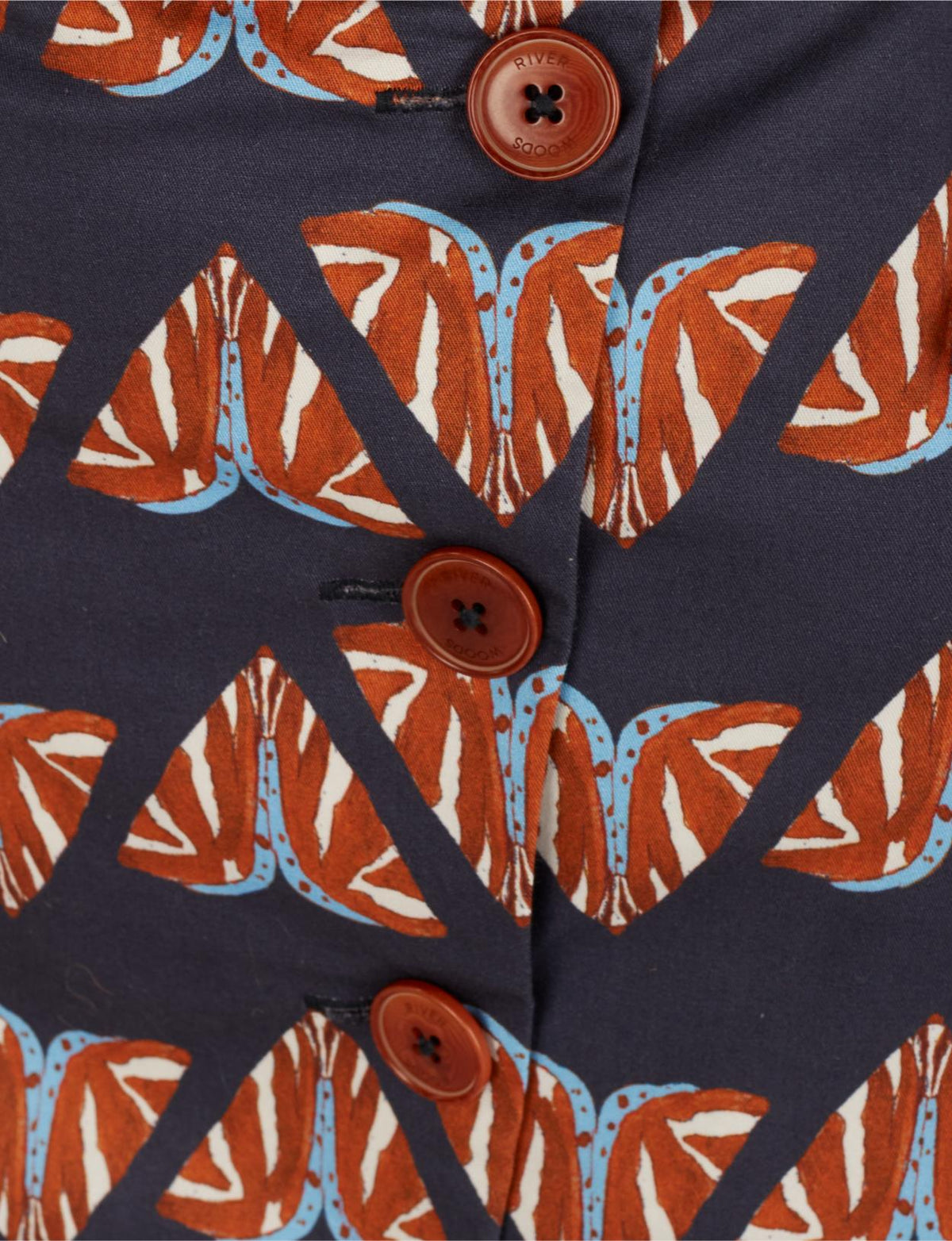 Cotton Pencil Skirt In Blue - Bleu