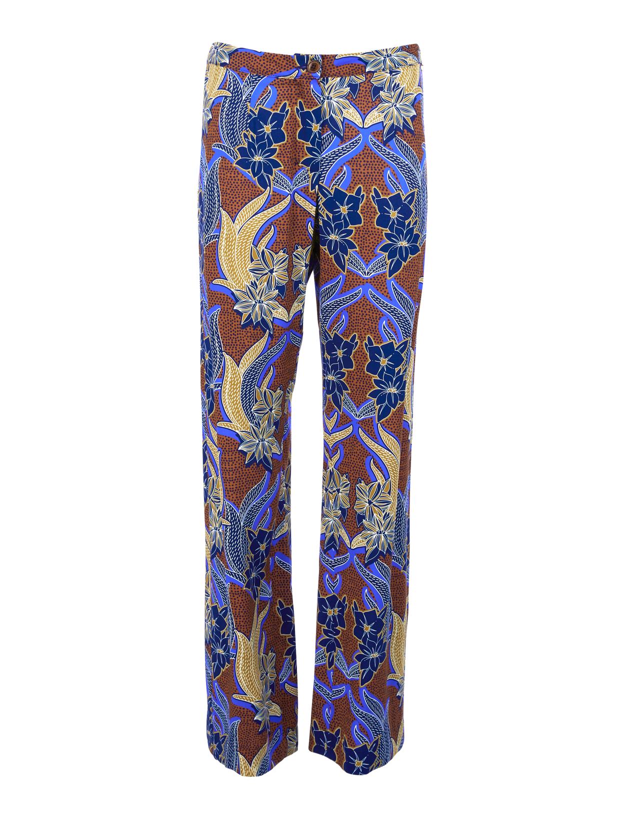 Straight Pants In Blue - Bleu