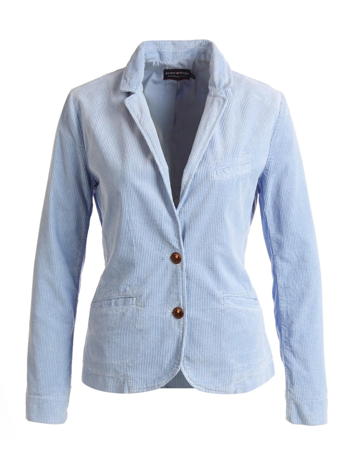 Fitted Blazer In Blue - Bleu