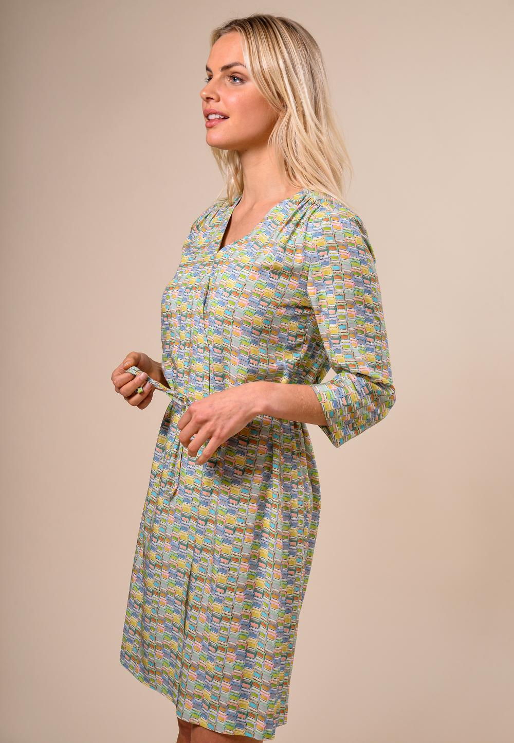 A-Line Maxi Dress In Multi - Multi