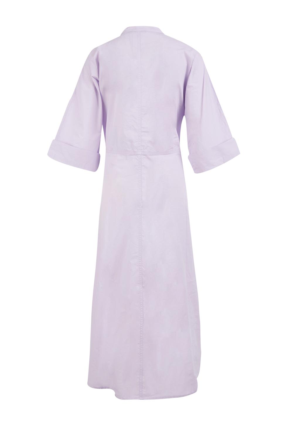Robe longue trapèze violette