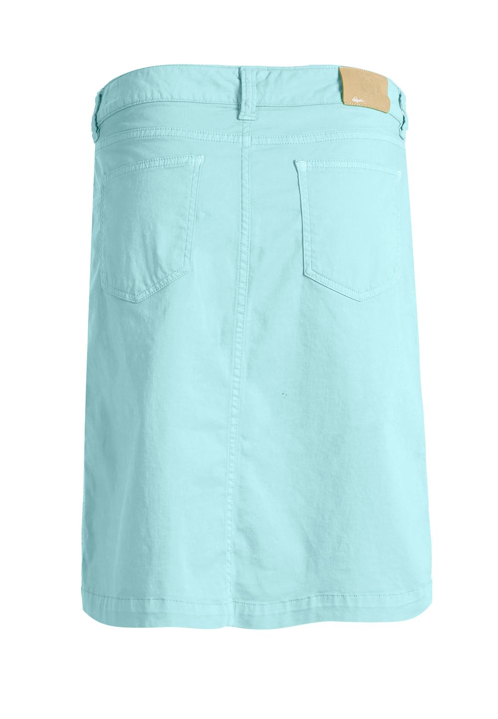 Cotton Skirt In Green - Vert