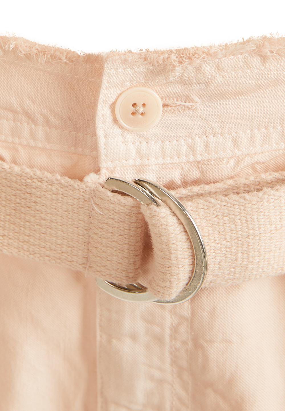 Paper-Bag Pants In Pink - Rose