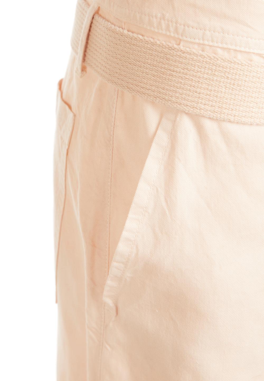 Paper-Bag Pants In Pink - Rose