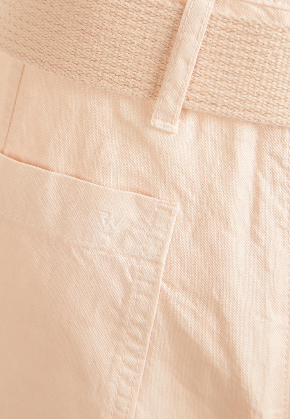 Paper-Bag Pants In Pink - Rose