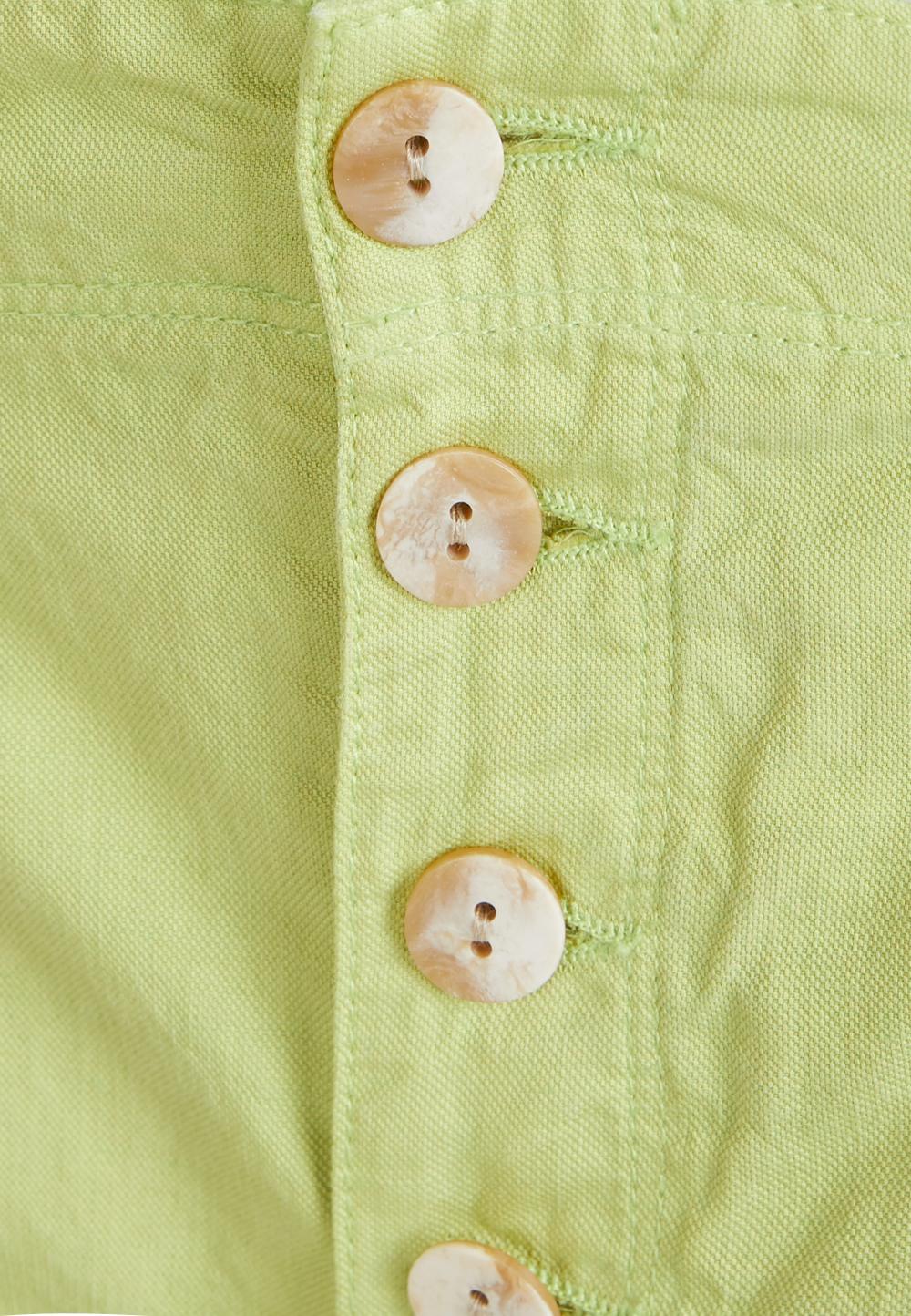 Wide Pleated Pants In Green - Vert