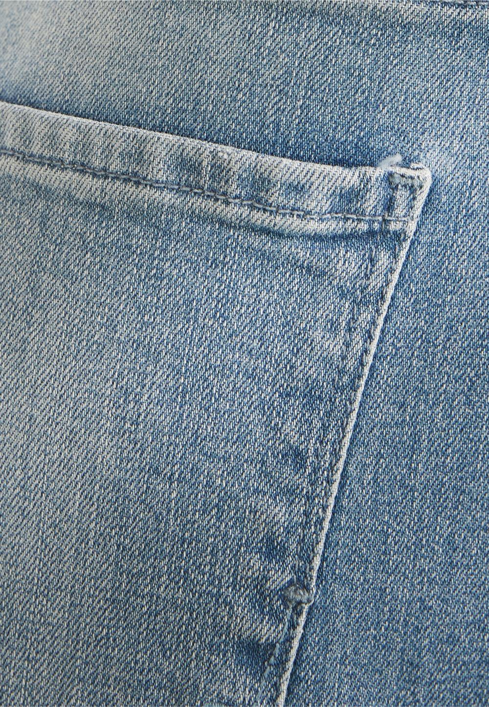 Maxi Cropped Jeans In Denim - Denim