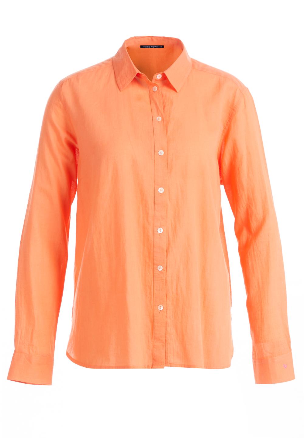 Basic comfort fit shirt in Orange