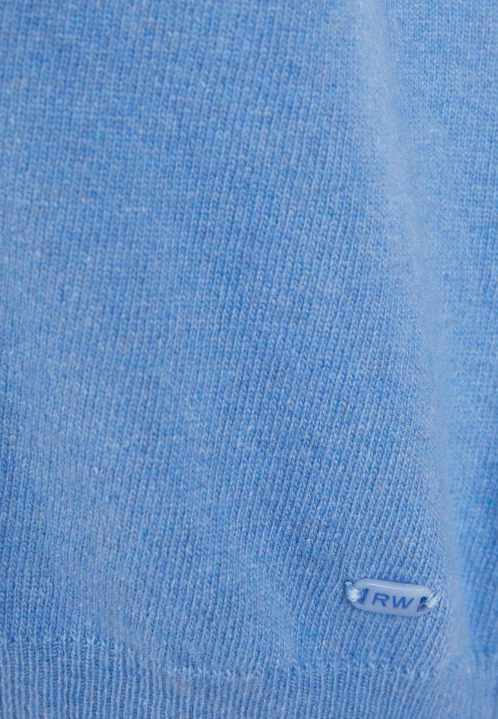 Sleeveless Deep V-Neck Pullover In Blue - Bleu