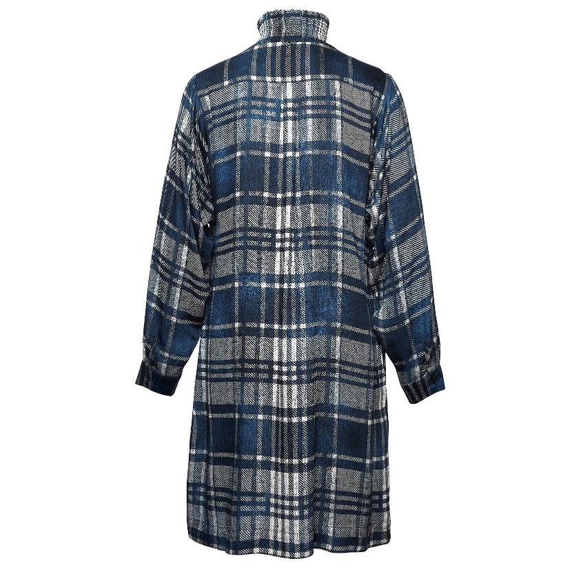 Straight Viscose Dress In Multi - Multi