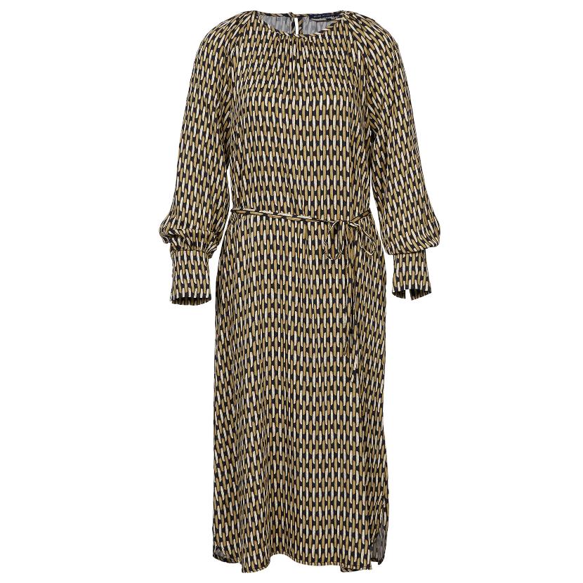 Loose Viscose Dress In Brown - Marron