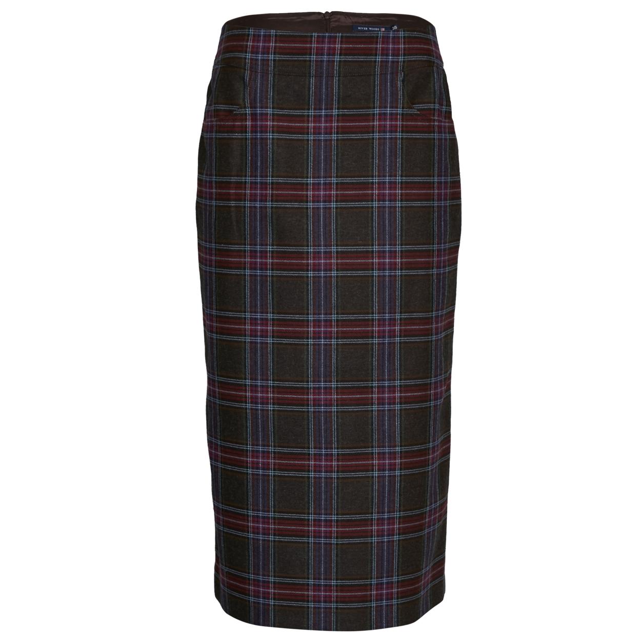 Pencil Skirt In Brown - Marron