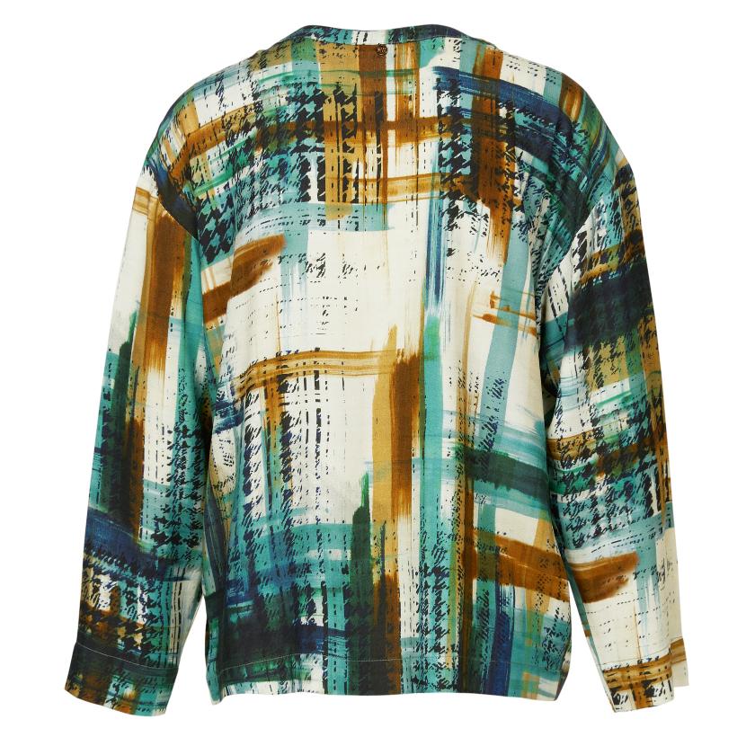 Slipover Viscose Shirt In Multi - Multi
