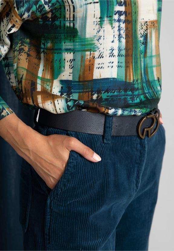 Slipover Viscose Shirt In Multi - Multi