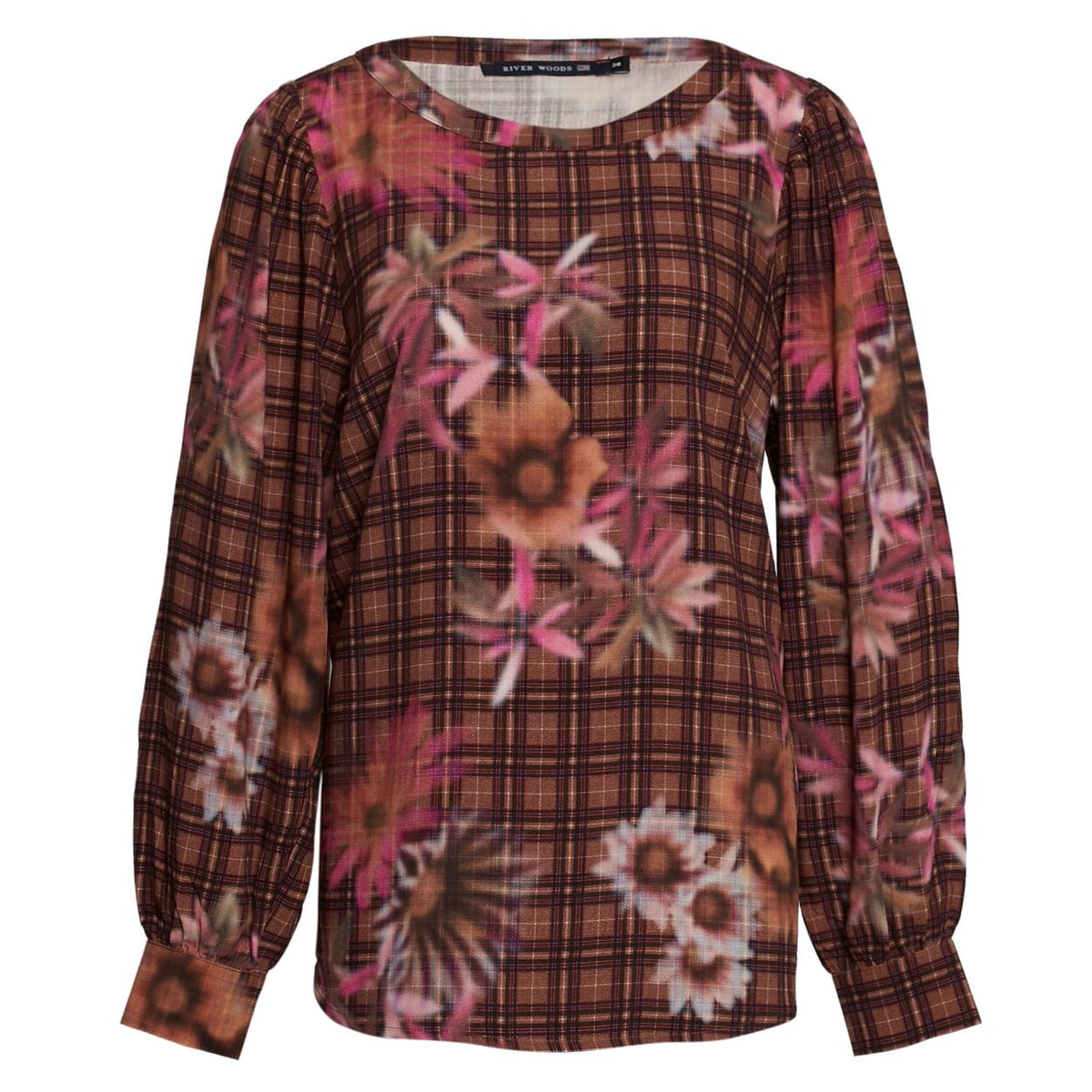 Oversized Slipover Shirt In Brown - Marron