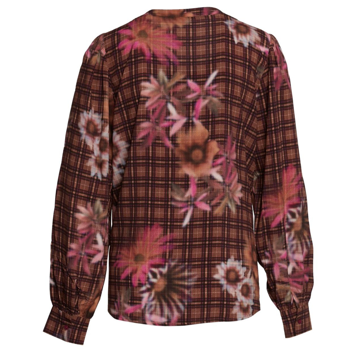 Oversized Slipover Shirt In Brown - Marron