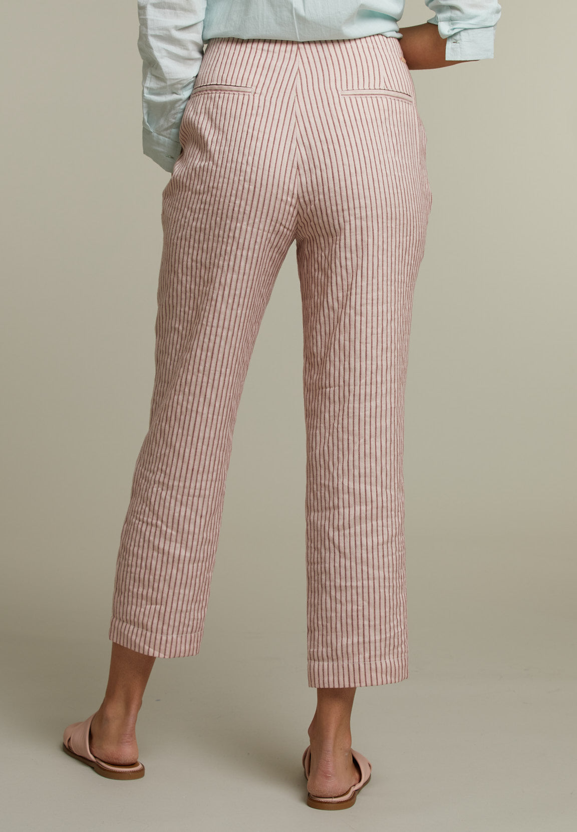 Multicolor Striped Pant - Pink - W