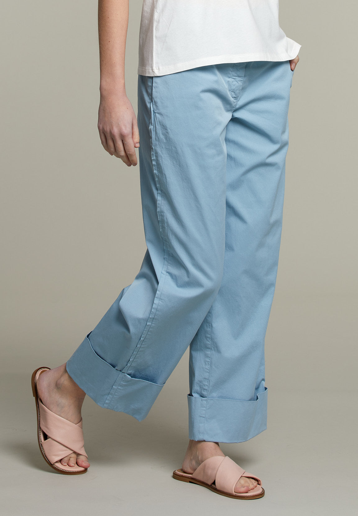 Straight Pants Blue - Green - W