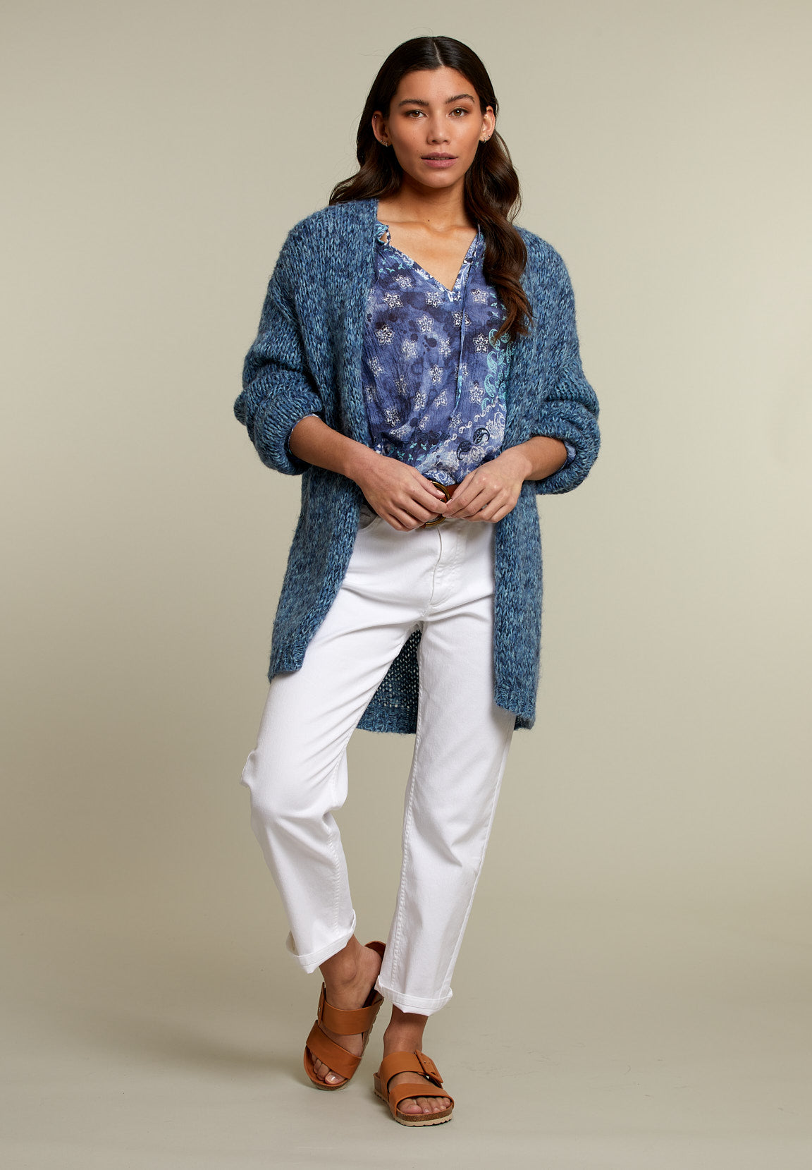 Blue Loose Strings Shirt - Blue - W