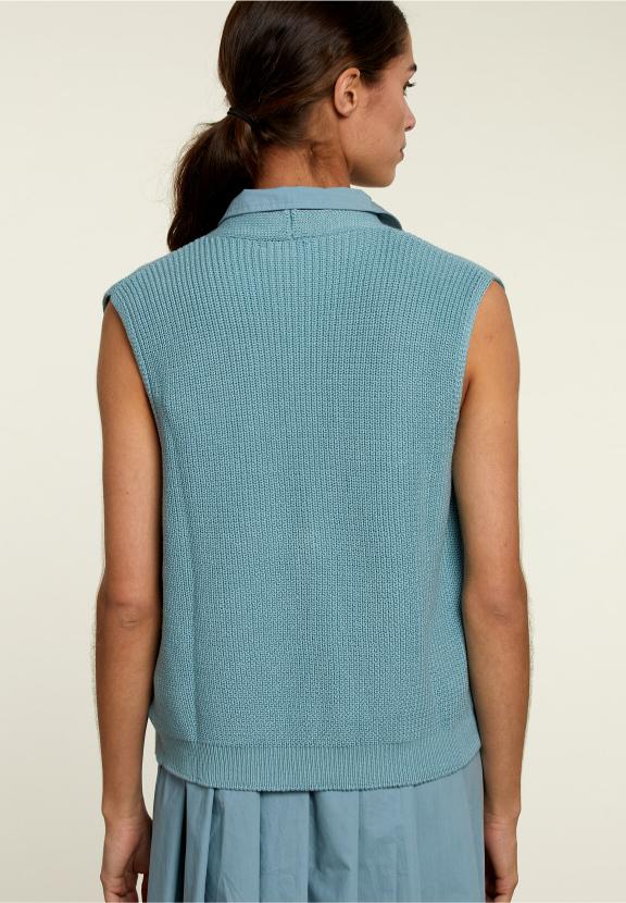 Green V-Neck Spencer - Vert