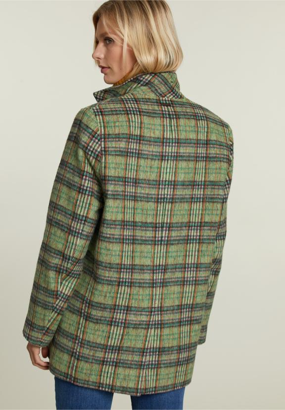 Multi Checked Blazer - Vert