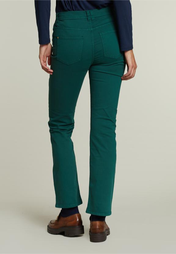 Pantalon long kaki 5 poches - Vert - W