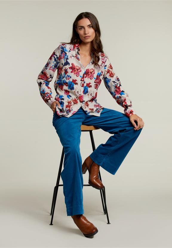 Multi Floral Shirt With Buttons - Multi
