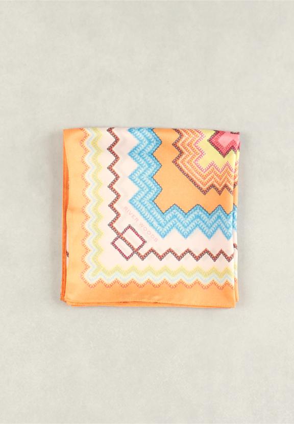 Multi Fantasy Scarf - Orange