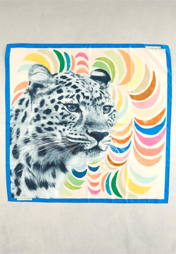 Multi Fantasy Scarf - Bleu