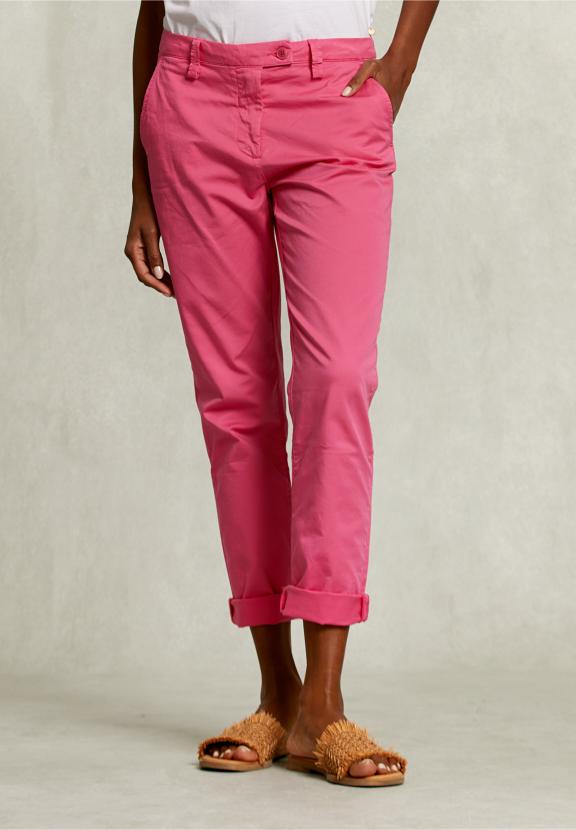Fushia Basic Pants - Rose