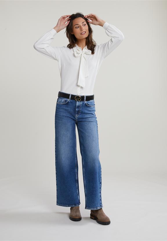 Off White T-Shirt Long Sleeves - Blanc