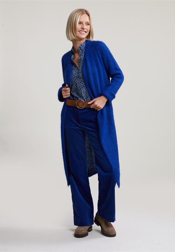 Blue Fantasy V-Neck T-Shirt - Bleu