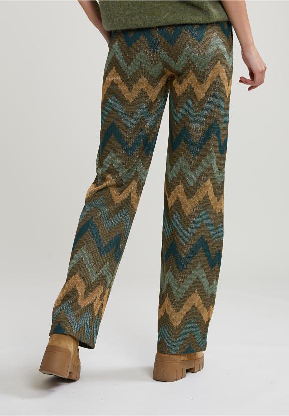 Khaki/Brown Knitted Fantasy Pants - Vert