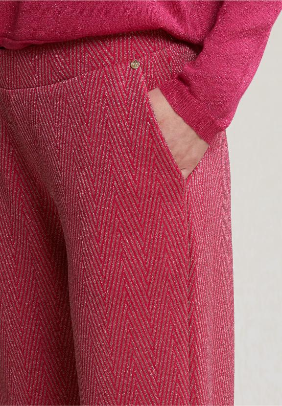 Fuchsia Fantasy Lurex Pants - Mix