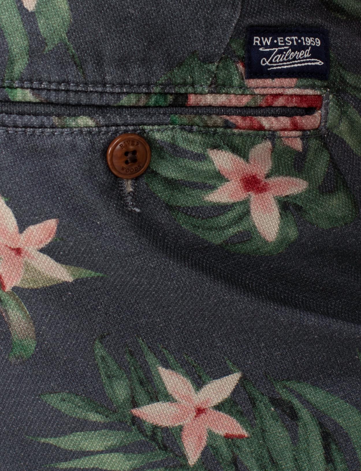 Regular Fit Cotton Shorts In Brown - Brown