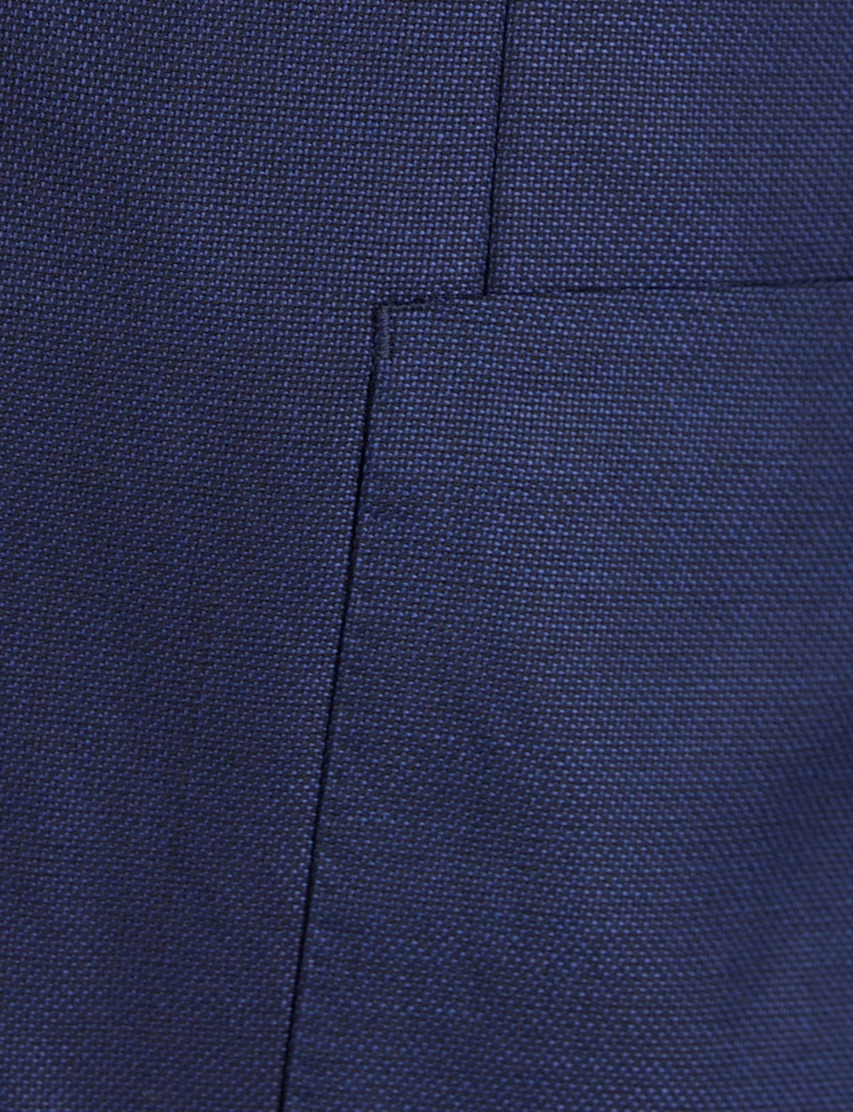 Homme Blazer À Poche Ronde Bleu En Bleu - W