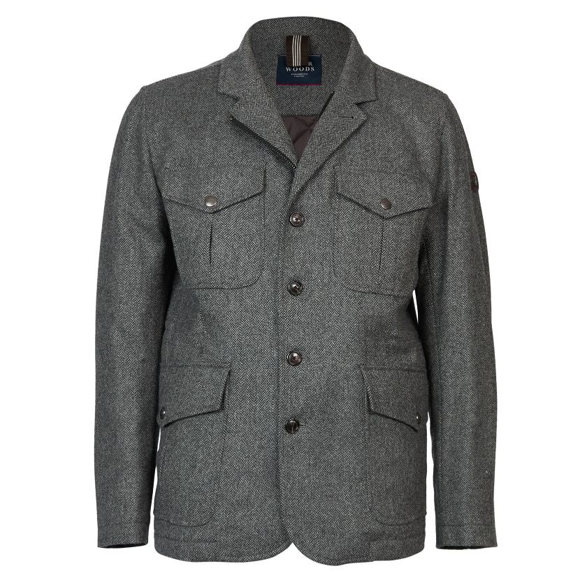 Homme Veste De Blazer À Poches Multiples - W