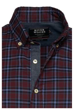 Slim Fit Princeton Shirt - Bleu