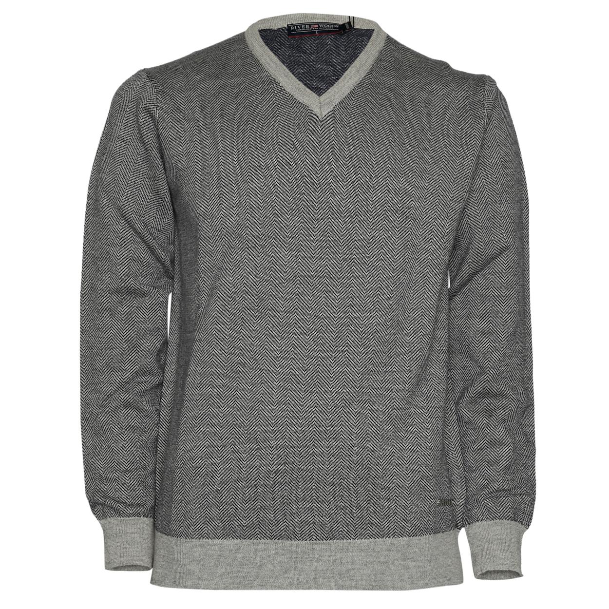 Custom Fit Merino Wool Pullover - Gris