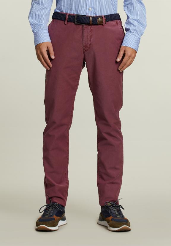 Chino en Coton Coupe Slim Médoc - Rose - W
