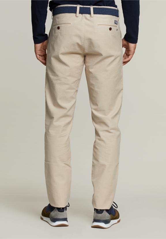 Chino en Coton Coupe Slim Arachide - Beige - W