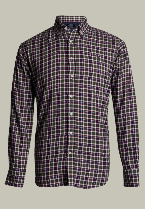 Custom Fit Checked Shirt Multi - Multi