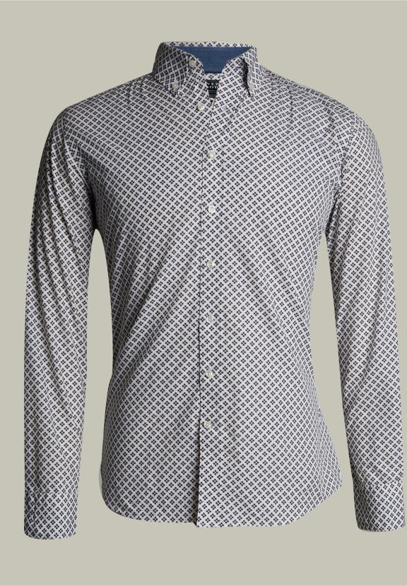 Slim Fit Fantasy Shirt Multi - Marron