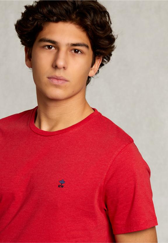 Custom Fit Pima Cotton T-Shirt Bloody Mary Mix - Rouge