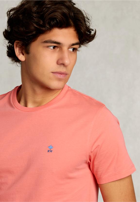 Custom Fit Pima Cotton T-Shirt Bellini - Rose