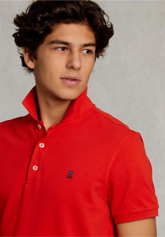 Custom Fit Pima Cotton Polo Kir Royal - Rose