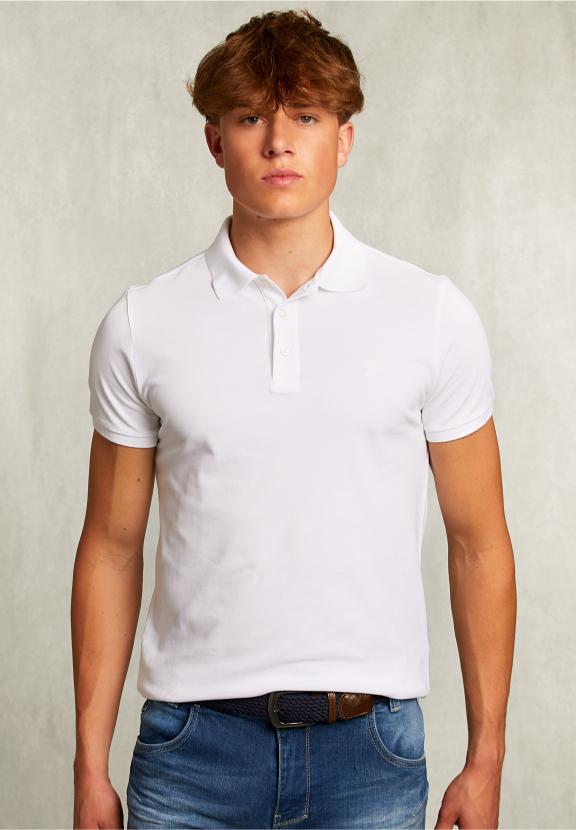 Basic Pima Pique Cf Ss - Blanc