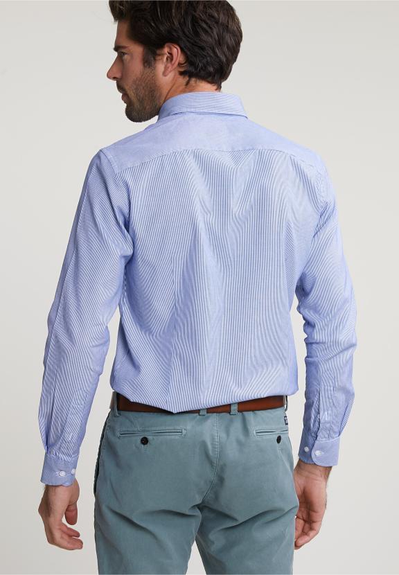 Slim Fit Striped Shirt Blue/White - Multi